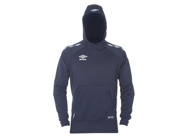 UMBRO UX-1 Hood Top jr Marine/Hv 128 Tøff teknisk hettegenser